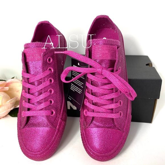 Converse Ctas Low Top Fuchsia Red W AUTHENTIC - Picture 4 of 7